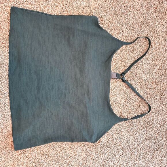 Outdoor Voices Techsweat Move Free Tank in Evergreen Size XL - Picture 2 of 5